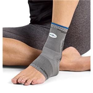 MalleoForce Compression Sleeve Ankle Size 2 Small Elastic/Knit 7.5-8.25" Univ