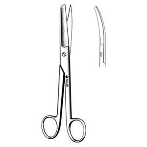 Moleskin Scissors Straight 7-1/2" Stainless Steel Non-Sterile Reusable Ea