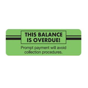 Chart Label-Bal Overdue 250/Rl