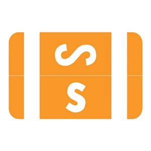 Smead ACC "S" End-Tab Label 100/Pk