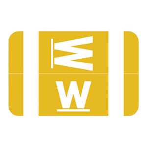 Smead ACC "W" End-Tab Label 100/Pk