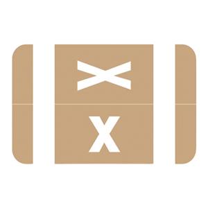 Smead ACC "X" End-Tab Label 100/Pk