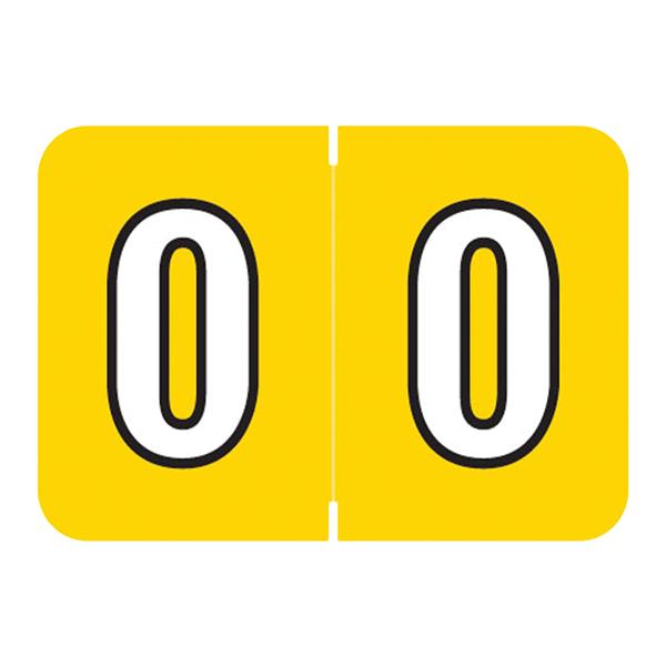 Colwell Jewel Tone "0" Labels 500/Rl