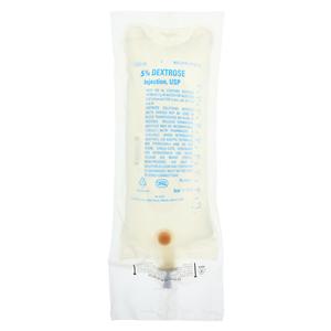 IV Solution Solution Dextrose 5% 1000mL Bag Bag Ea