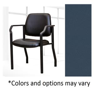 Side Chair Blueridge Black Steel Tube Frame 425lb Capacity Ea