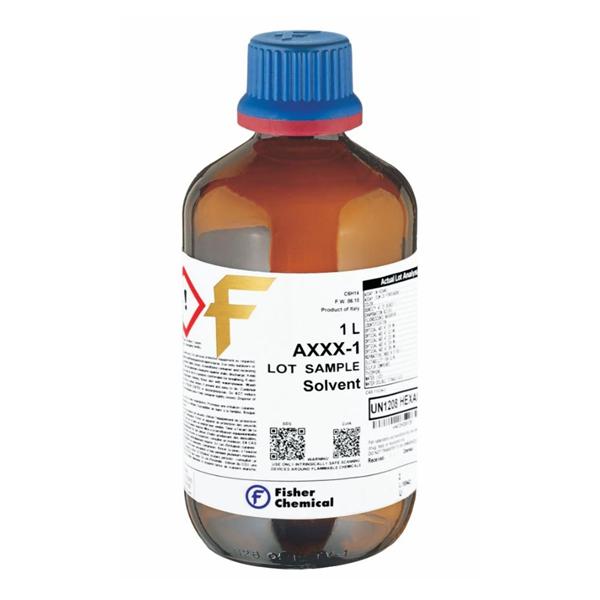 Optima Solvant Acetone Colorless Liquid 1L For HPLC and CG Amber Glass Bottle Ea