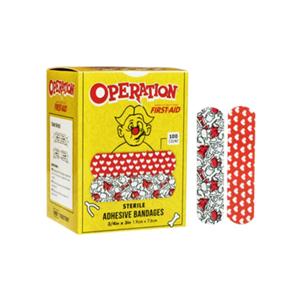 American White Cross Adhesive Bandage Plastic 3/4x3" Operation St...