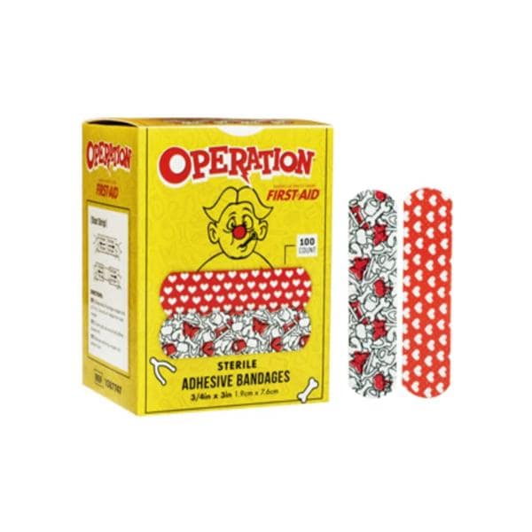 American White Cross Adhesive Bandage Plastic 3/4x3" Operation St...