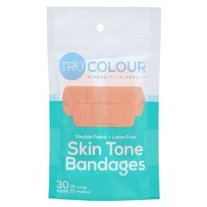Bandage Cotton/Fabric Large Beige Sterile 30/Bg, 50 BG/CA