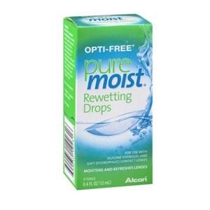 Opti-Free Puremoist Contact Lens Drops Disposable 12mL/Bt