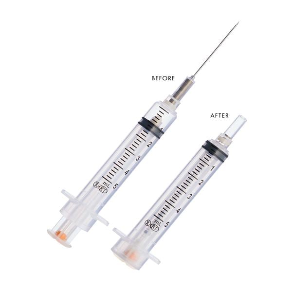 Syringe/Needle 5mL 25gx1-1/2" Safety 600/Ca
