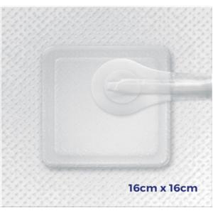 Avelle NPWT Wound Therapy Dressing Hydrfbr/Fm 6.5x6.5" 8Pl Strl Sqr Slcn Adh