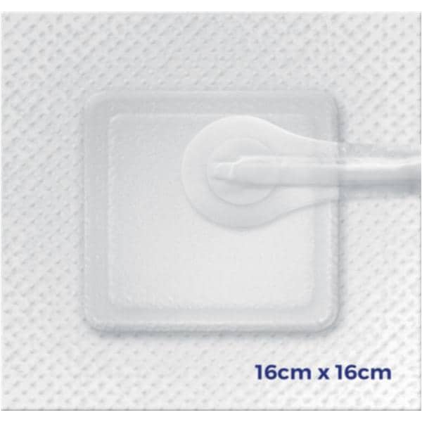 Avelle NPWT Wound Therapy Dressing Hydrfbr/Fm 6.5x6.5" 8Pl Strl Sqr Slcn Adh