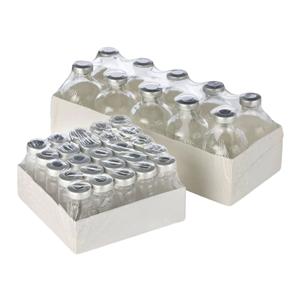 Empty Vial Dprgntd Boro Gls 2mL w/ Stpr/Alum Crimp Sl Clear Disp LF Strl 100/Ca