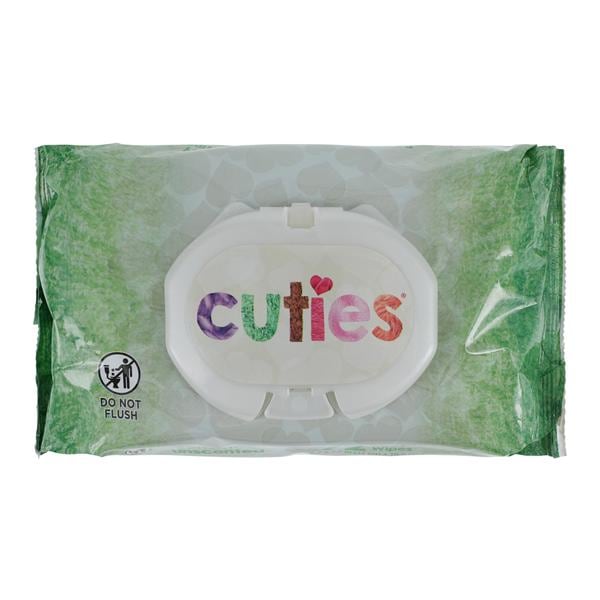Cuties Baby Wipe Aloe/Vitamin E Single Use Unscented 864/Case