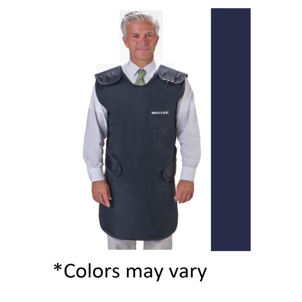 X-Ray/Protective Apron New Navy Adult Unsx .5mm CrsCrs Bck Vnl/ Ld .5 Eqvlnc Ea