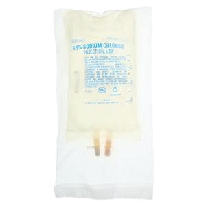 Injectable Solution 0.9% Sodium Chloride 500mL Bag DEHP 18/Case