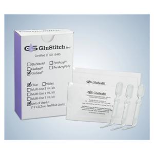 Bandage Adhesive Liquid GluSeal Clear Ea