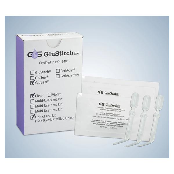 Bandage Adhesive Liquid GluSeal Clear Ea