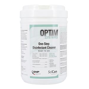 Disinfectant Surface Wipe Optim 33 TB 6 in x 7 in Canister 160/Ca...