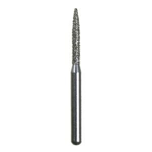 Spring Diamond Bur Single Use Friction Grip 260.8M Medium 25/Pk