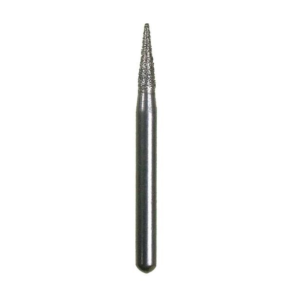 Spring Diamond Bur Single Use Friction Grip 392-016F Fine 25/Pk