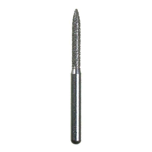 Spring Diamond Bur Single Use Friction Grip 265.8F Fine 25/Pk