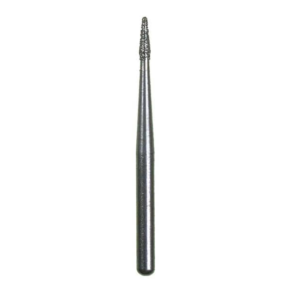 Spring Diamond Bur Single Use Friction Grip 201.3F Fine 25/Pk
