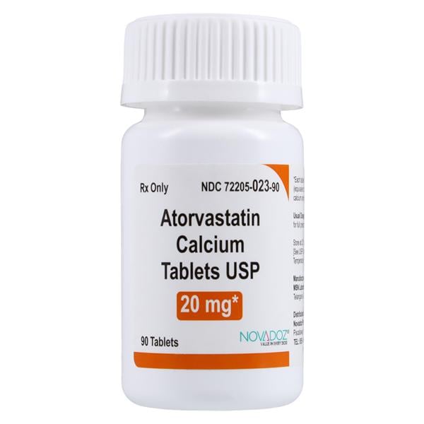 Atorvastatin Calcium Tablets 20mg Bottle 90/Bottle Each