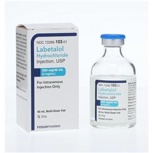Labetalol HCl Injection 5mg/mL MDV 40mL Each