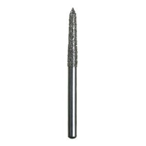 Spring Diamond Bur Single Use Friction Grip 257SC Coarse 25/Pk