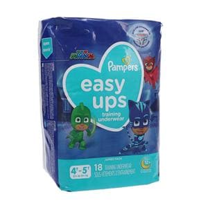 Pampers Easy Ups Training Underwear Moderate Pull On Polypropylene Boy 4T-5T