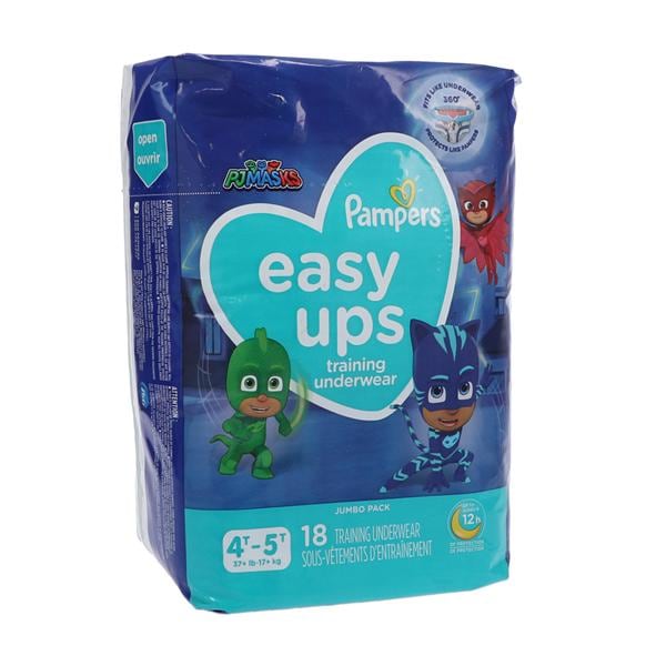 Pampers Easy Ups Training Underwear Moderate Pull On Polypropylene Boy 4T-5T