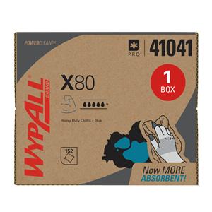 WypAll Wipes Reusable Cloth 11.1 in x 16.8 in Blue 160/Ca