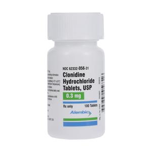 Clonidine HCl 0.3mg Each