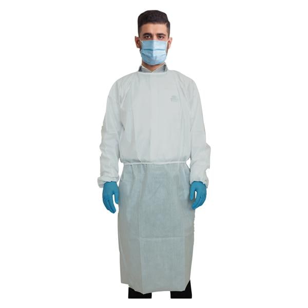 Intco Isolation Gown Disposable AAMI Level 1 Spunbonded Polypropy...
