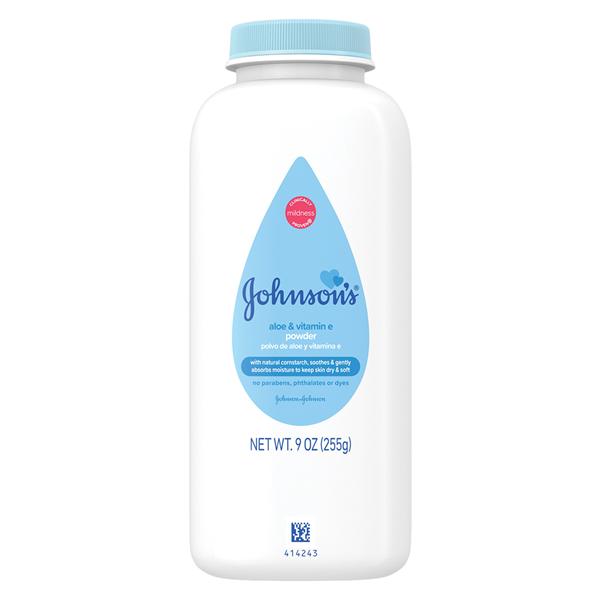 Johnson's Baby Powder Crnstrch/Alo/VitE PrbnFr White Dsp Unsx Hypallrgn 22oz/Bt