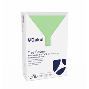 Tray Cover 8.5 in x 12.25 in Green Paper Disposable 1000/Ca