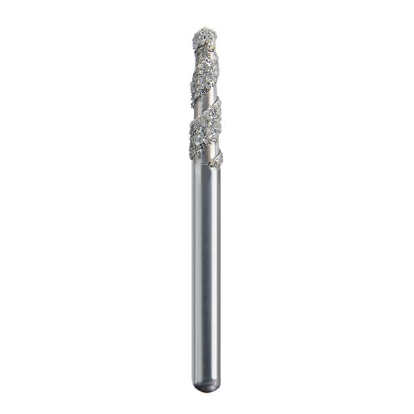 Spring Diamond Bur Friction Grip Super Coarse Round End Taper 855T-018SC 25/Pk