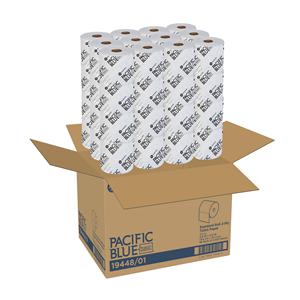 Pacific Blue Basic Bathroom Tissue White 2 Ply 48/Case