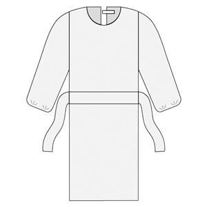 ComfortGuard Isolation Gown Disposable AAMI Level 2 SMS Adult Siz...