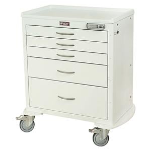 Crash Cart Emergency M-Series 22x36.75x37.25" Steel (5) Drawer El...