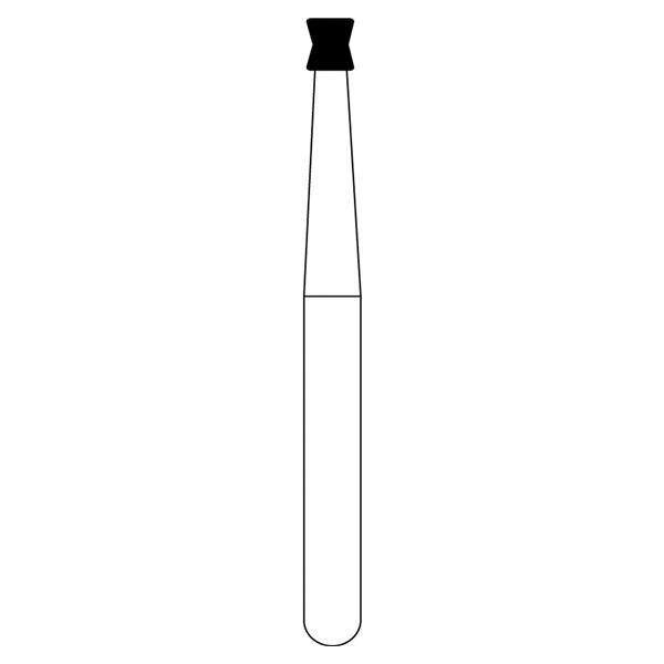 Spring Diamond Bur Single Use Friction Grip 1220C Medium 25/Pk