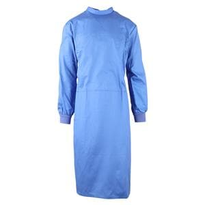 Isolation Gown Adult Unisex 2X Large Blue Spunbonded Polypropylen...