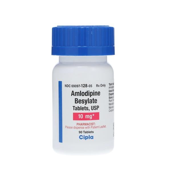 Amlodipine besylate 10 mg tablet
