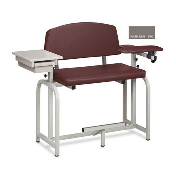 Lab X Series Blood Draw Chair Warm Gray 400 Lb Ea