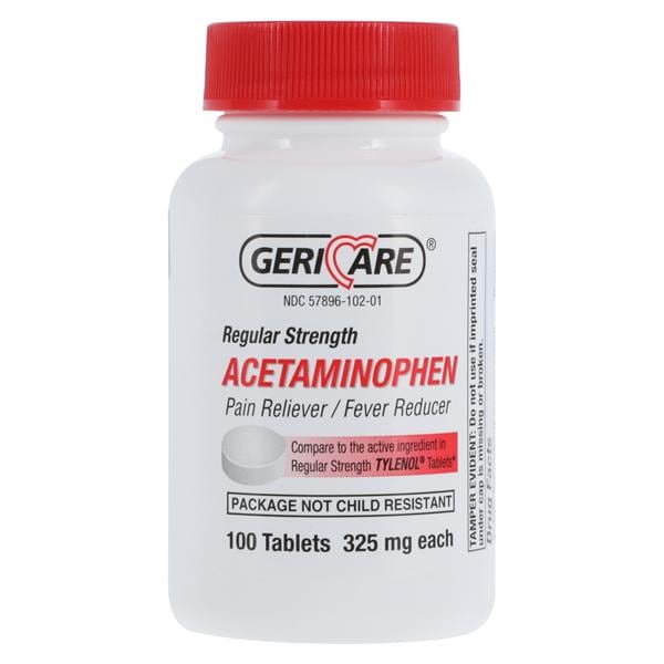 Acetaminophen Tablets 325mg 100/Bottle