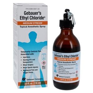 Ethyl Chloride Topical Spray Medium Stream Bottle 3.9oz 12/Packag...