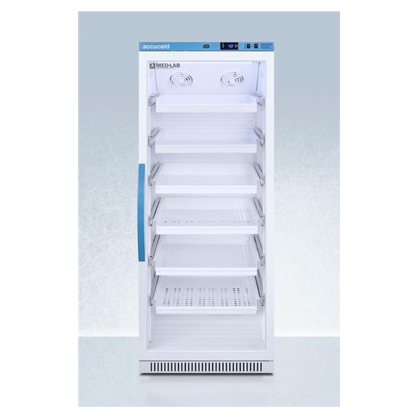 Accucold Performance Series Laboratory Refrigerator 12 Cu Ft Gls Dr 2 to 10C Ea