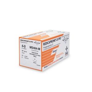 Reli Redicaprone Pro Suture 4-0 18" Nylon Monofilament P-3 Violet 12/Bx